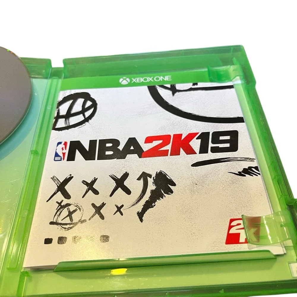 NBA 2K19 Microsoft Xbox One XONE Game Basketball Manual Included Tested Works